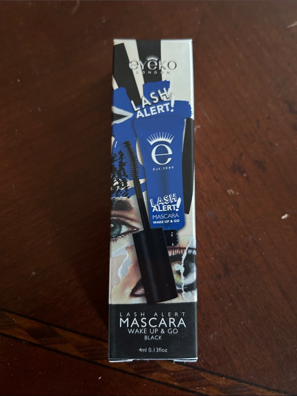 Eyeko Lash Alert Mascara — Black and Blue Packaging